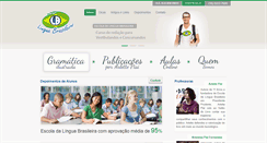 Desktop Screenshot of linguabrasileira.net